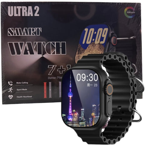Ultra 2 Smart Watch 7 Straps Edition | Bluetooth Call Fitness & Health Tracker